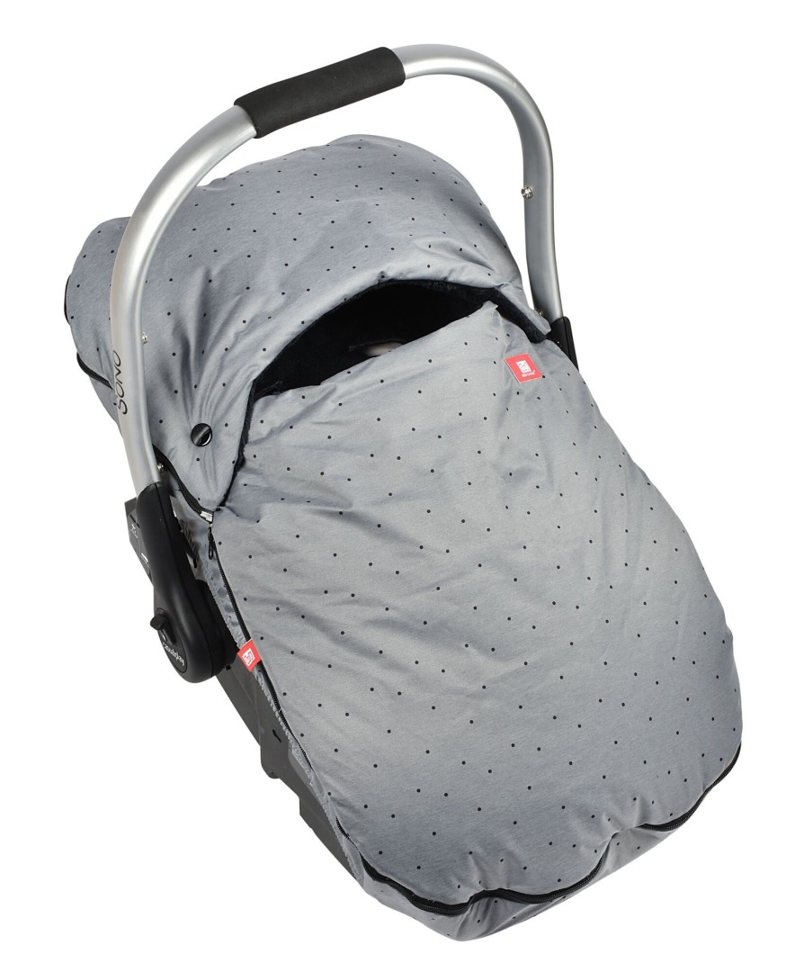 Baby'S Uitstapjes BEABA | Voetenzak Autostoel Heather Grey Dots