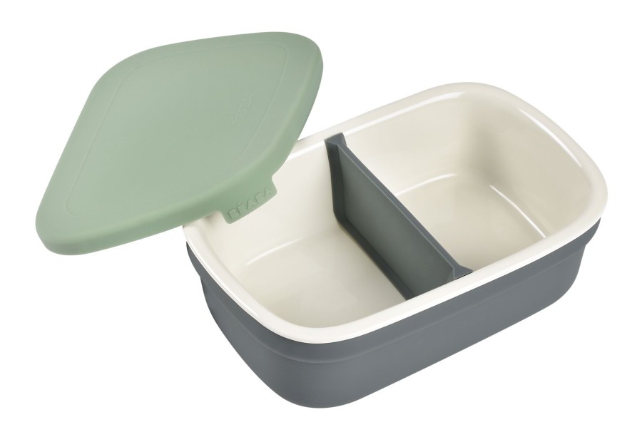 Baby'S Maaltijd BEABA | Keramische Lunchbox Mineral / Sage Green