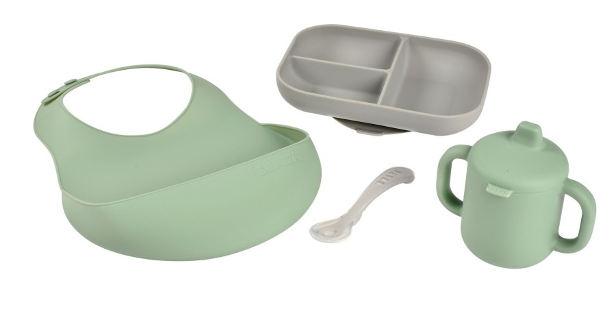 Baby'S Maaltijd BEABA | Essentiele Maaltijdset Grey / Sage Green