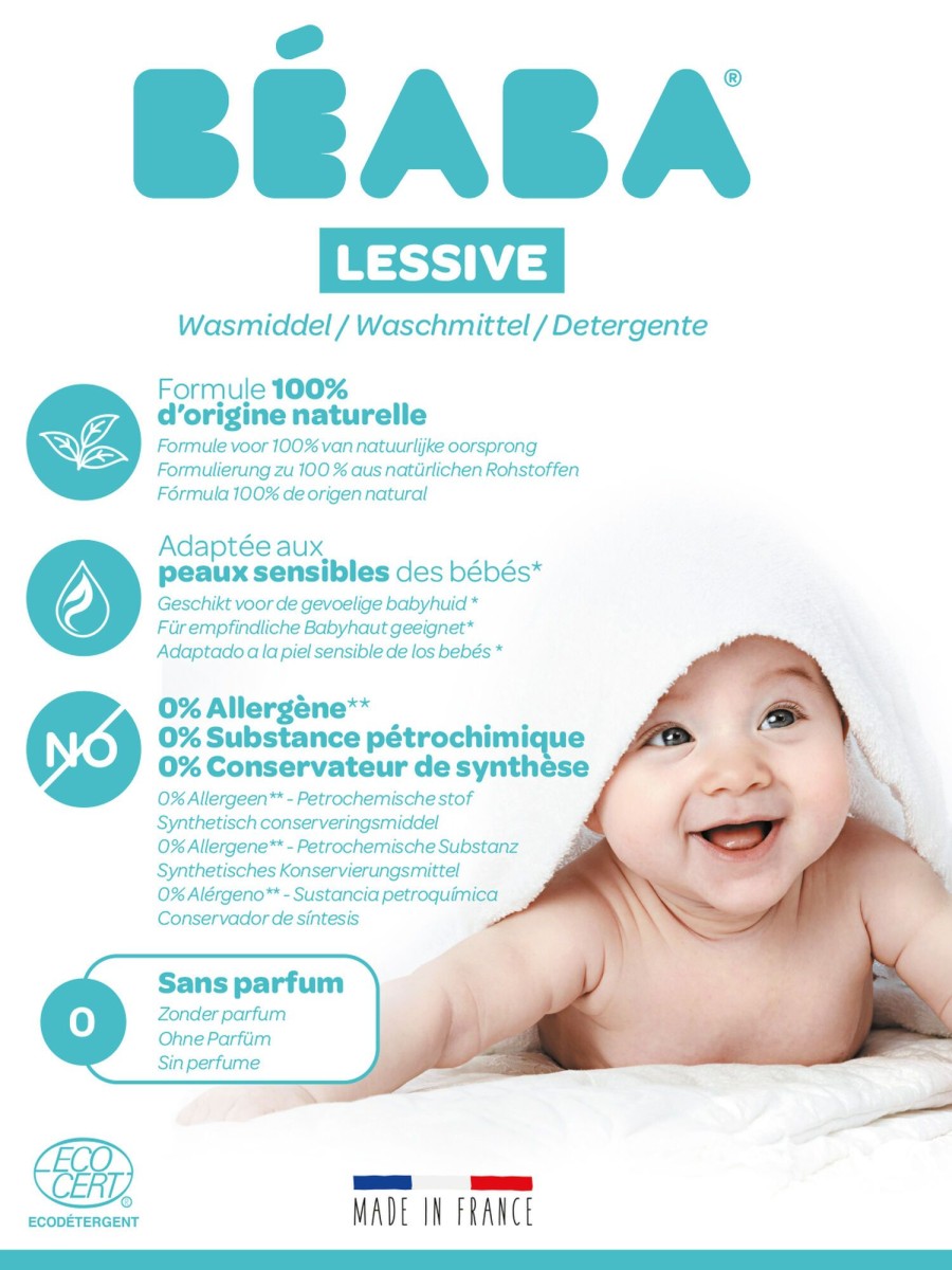 Baby'S Hygiene BEABA | Parfumvrij Wasmiddel - 1L