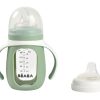 Baby'S Maaltijd BEABA | Training Glazen Fles 210 Ml Sage Green