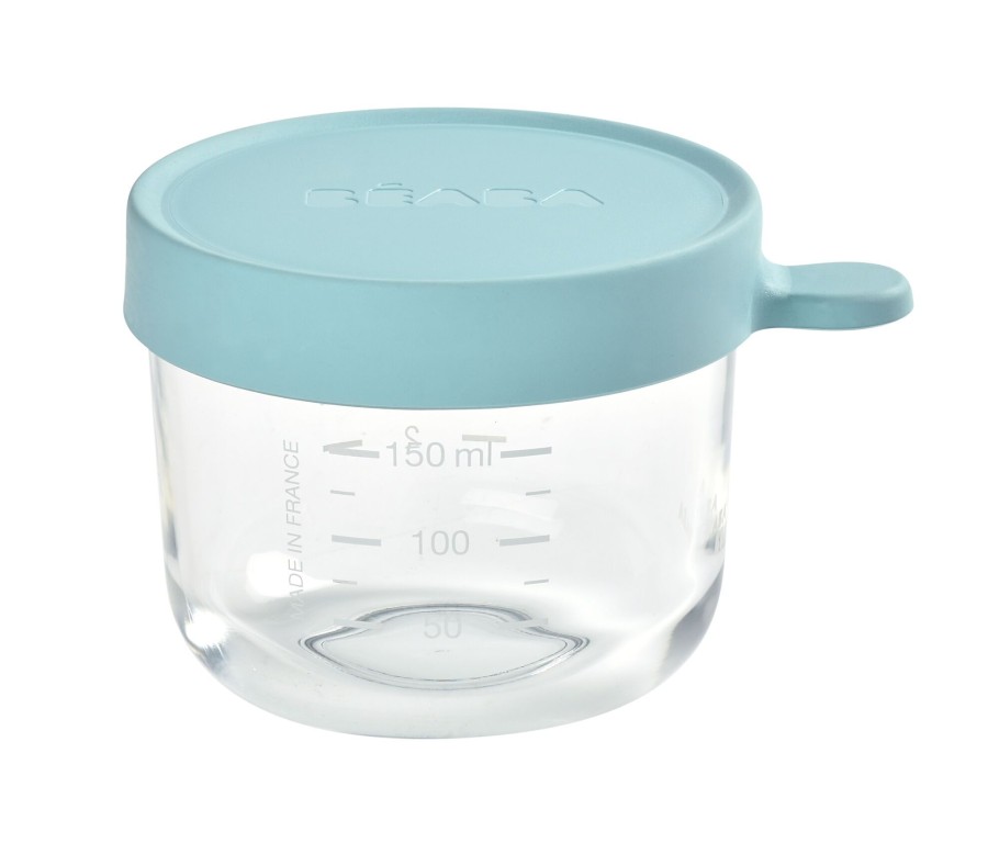 Baby'S Maaltijd BEABA | Glazen Portie 150 Ml Light Blue