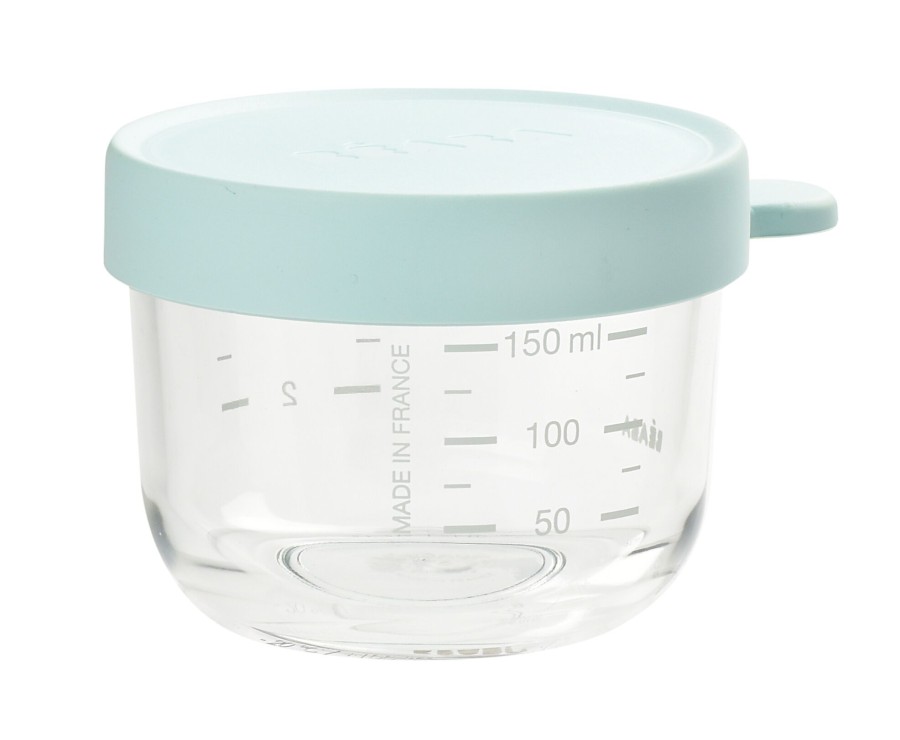 Baby'S Maaltijd BEABA | Glazen Portie 150 Ml Light Blue