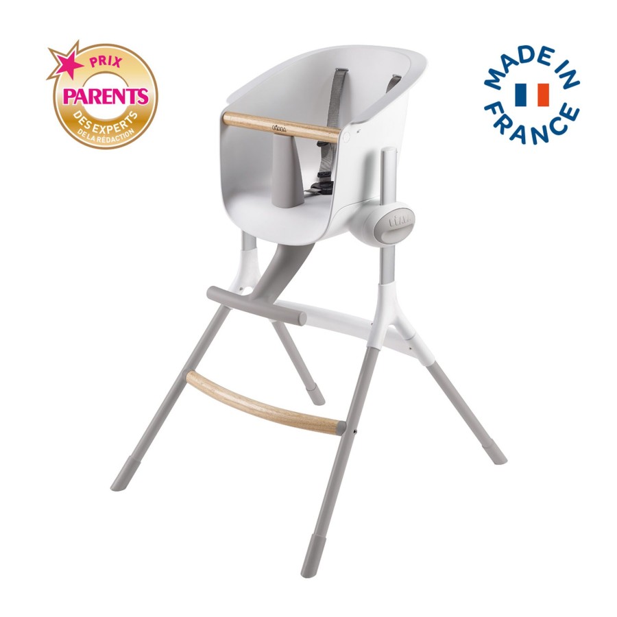 Baby'S Maaltijd BEABA | Up & Down Hoge Kinderstoel White/Grey