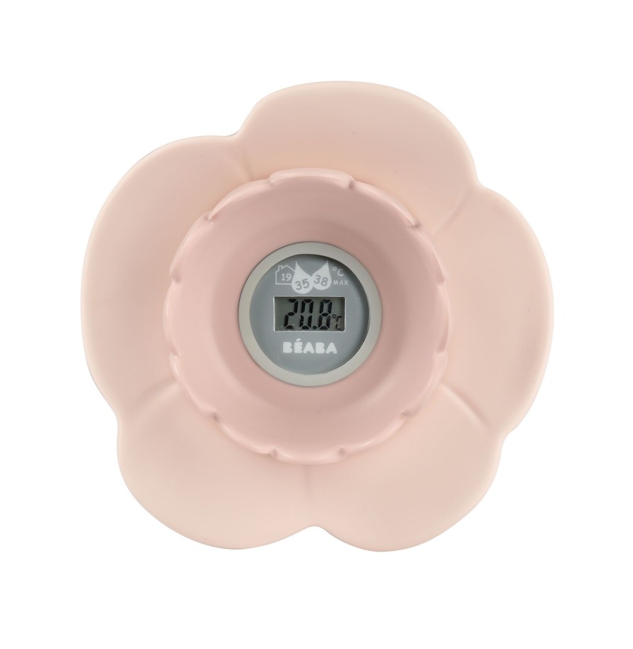 Baby'S Hygiene BEABA | Lotus Badthermometer Old Pink