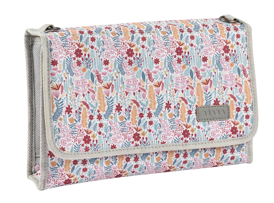 Baby'S Hygiene BEABA | Luiertas Geneve Mirage Grey/Floral