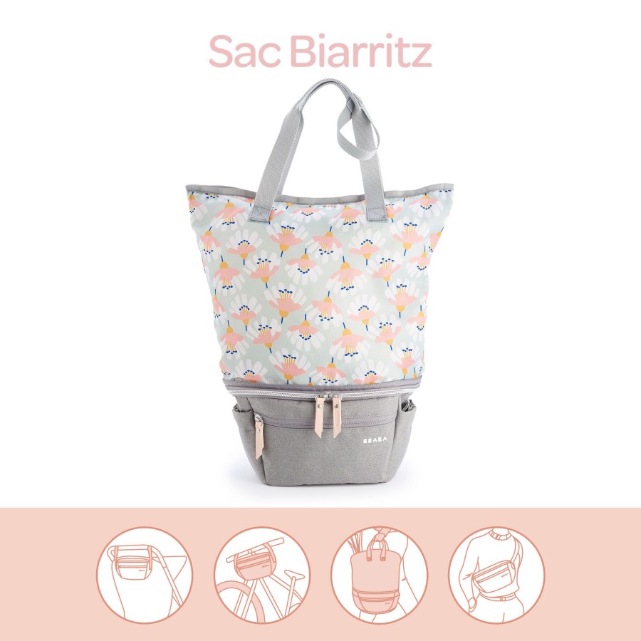 Baby'S Uitstapjes BEABA | Tas Biarritz Heather Grey