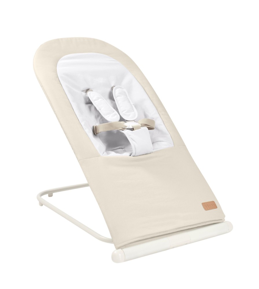 Wipstoeltje En Accessoires BEABA | Baby Ligstoel Eazy Relax Greige