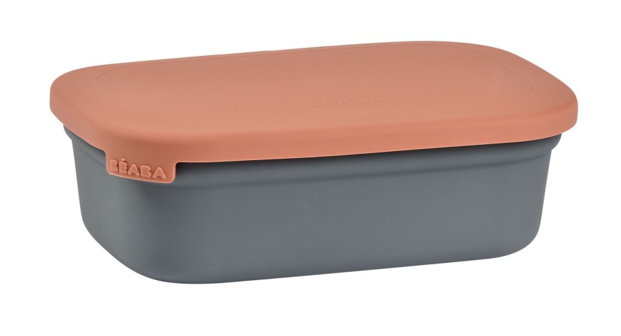 Baby'S Maaltijd BEABA | Keramische Lunchbox Mineral / Terracotta