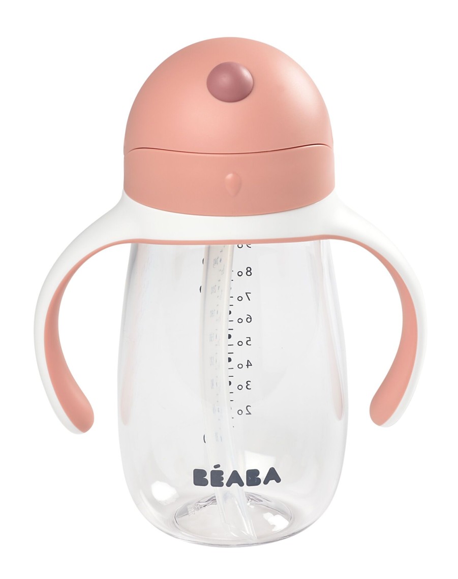 Baby'S Maaltijd BEABA | Rietjesbeker 300 Ml Old Pink