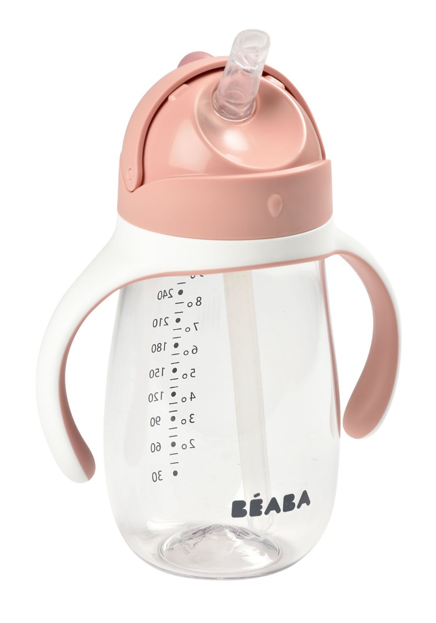 Baby'S Maaltijd BEABA | Rietjesbeker 300 Ml Old Pink